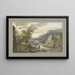 Landschaft flach - Gerrit Battem — gerahmtes Bild an der Wand