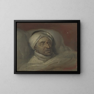 Monsieur Willem Bilderdijk nach seinem Tod - Gerrit Jan Michalis — gerahmtes Bild an der Wand