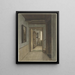 Innenraum - Gerrit Lamberts — gerahmtes Bild an der Wand