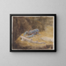 Aquarium mit drei Fischen aus der Nordsee: Hummer, Hundshai und Flunder - Gerrit Willem Dijsselhof — gerahmtes Bild an der Wand