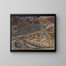 Zwei Hechte in einem Aquarium, seitlich und frontal gesehen - Gerrit Willem Dijsselhof — gerahmtes Bild an der Wand