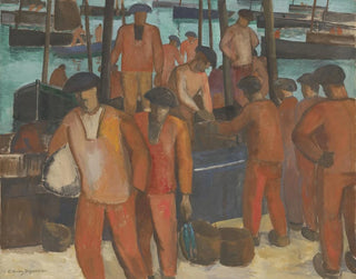 Hafen von Douarnenez - Gerrit van Blaaderen — Ansicht des Kunstwerks