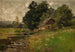 Cottage in der Nähe eines Bachs - Gertrud Staats — Ansicht des Kunstwerks