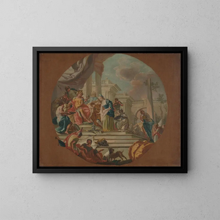 La continence de Scipion - Giacinto Diana — gerahmtes Bild an der Wand