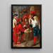 Soldaten spielend Karten - Giacomo Ceruti — gerahmtes Bild an der Wand