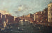 Ansicht der Rialto-Brücke in Venedig - Giacomo Guardi — Ansicht des Kunstwerks