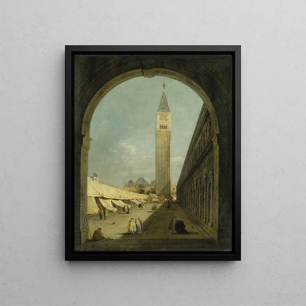 Giacomo Guardi - Saint Marks Square in Venice.webp