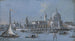 Santa Maria della Salute, Venedig und die Punta della Dogana - Giacomo Guardi — Ansicht des Kunstwerks
