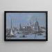 Santa Maria della Salute, Venedig und die Punta della Dogana - Giacomo Guardi — gerahmtes Bild an der Wand