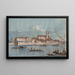 L'île de la Certosa - Giacomo Guardi — gerahmtes Bild an der Wand