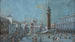 Ansicht des Platzes Saint-Marc - Giacomo Guardi — Ansicht des Kunstwerks