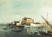 Ansicht der Insel San Cristoforo di Murano - Giacomo Guardi — Ansicht des Kunstwerks