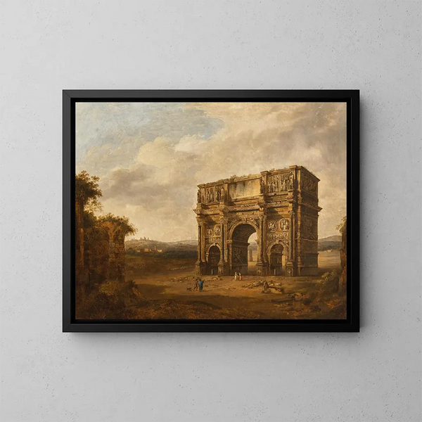 L'arc de Constantin - Giacomo van Lint — gerahmtes Bild an der Wand