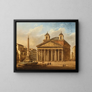 Le Panthéon - Giacomo van Lint — gerahmtes Bild an der Wand