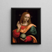 Sauveur du monde - Giampietrino Giovanni Pietro Rizzoli — gerahmtes Bild an der Wand