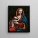 La Madone allaitant l'enfant Jésus - Giampietrino Giovanni Pietro Rizzoli — gerahmtes Bild an der Wand