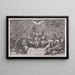 Pfingsten - Gian Jacopo Caraglio — gerahmtes Bild an der Wand