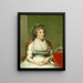 Catherine Yates Pollock Mme George Pollock - Gilbert Stuart — gerahmtes Bild an der Wand