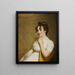Eleanor Parke Custis Lewis Mme Lawrence Lewis - Gilbert Stuart — gerahmtes Bild an der Wand