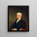 General Amasa Davis - Gilbert Stuart — gerahmtes Bild an der Wand