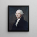George Washington - Gilbert Stuart — gerahmtes Bild an der Wand