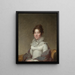 Mary Campbell Stuart - Gilbert Stuart — gerahmtes Bild an der Wand