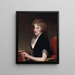 Portrait von Anne Willing Bingham - Gilbert Stuart — gerahmtes Bild an der Wand