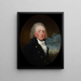 Portrait von Edward Loftus - Gilbert Stuart — gerahmtes Bild an der Wand