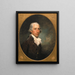 Portrait von Gabriel Manigault - Gilbert Stuart — gerahmtes Bild an der Wand