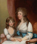Portrait von Mme Samuel Dick und ihrer Tochter - Gilbert Stuart — Ansicht des Kunstwerks