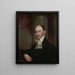Der Reverend Charles Burroughs D. D. - Gilbert Stuart — gerahmtes Bild an der Wand