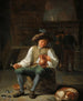 Ein Raucher im Kabarett - Gillis van Tilborgh — Ansicht des Kunstwerks
