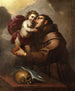 Saint Antoine de Padoue avec l'Enfant Jésus - Gioacchino Assereto — Ansicht des Kunstwerks