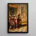 Die letzten Handgriffe - Gioacchino Pagliei — gerahmtes Bild an der Wand