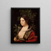 Junge Frau - Giorgione — gerahmtes Bild an der Wand