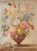 Blumen in einer Vase aus Lapis Lazuli auf einem Marmorteller mit einer Muschel und einem Monarchfalter - Giovanna Garzoni — Ansicht des Kunstwerks