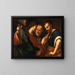 L'Argent de la dîme - Giovanni Battista Beinaschi — gerahmtes Bild an der Wand