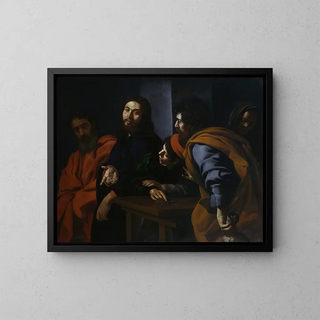 L'Appel de saint Matthieu - Giovanni Battista Caracciolo — gerahmtes Bild an der Wand
