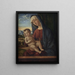 Jungfrau mit Kind - Giovanni Battista Cima da Conegliano — gerahmtes Bild an der Wand