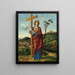 Sainte-Hélène - Giovanni Battista Cima da Conegliano — gerahmtes Bild an der Wand