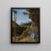 Heiliger Hieronymus in der Wüste - Giovanni Battista Cima da Conegliano — gerahmtes Bild an der Wand