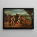 Der Urteil des Midas Das Musikwettbewerb zwischen Apoll und Marsyas - Giovanni Battista Cima da Conegliano — gerahmtes Bild an der Wand