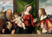 Die Jungfrau und das Kind mit Heiligen und Spendern - Giovanni Battista Cima da Conegliano — Ansicht des Kunstwerks