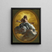 Christus in der Herrlichkeit - Giovanni Battista Gaulli — gerahmtes Bild an der Wand