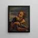 Saint Luc - Giovanni Battista Gaulli — gerahmtes Bild an der Wand