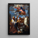 L'Assomption de la Vierge avec les Saints Anne et Nicolas de Myre - Giovanni Battista Lenardi — gerahmtes Bild an der Wand