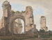 Ansicht der Ruinen der Thermen des Caracalla - Giovanni Battista Lusieri — Ansicht des Kunstwerks