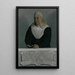Lucrezia Agliardi Vertova 1490-1558 - Giovanni Battista Moroni — gerahmtes Bild an der Wand