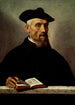 Portrait eines Geistlichen - Giovanni Battista Moroni — Ansicht des Kunstwerks