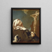 Sainte Marguerite de Cortone - Giovanni Battista Piazzetta — gerahmtes Bild an der Wand